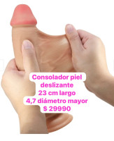 Consolador Piel Deslizante 23 Cm